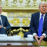 Donald Trump reçoit Mark Rutte et évoque un possible de retrait de l’Otan