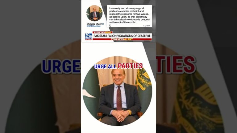 Violations de cessez-le-feu : Le Premier ministre pakistanais exhorte à la retenue face au chaos !