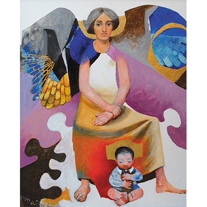 Arcabas à la Galerie Vent des Cimes : Une exploration artistique entre tradition et modernité