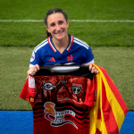 La jeune Catalane a signé une entrée fracassante dans le rugby international. @Facebook US Millas