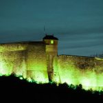 La Citadelle de Besançon illuminée en vert pour saluer le mandat d’Anne Vignot