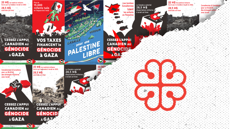 Controverse à Montréal : Retrait d&rsquo;Affiches Pro-Palestine