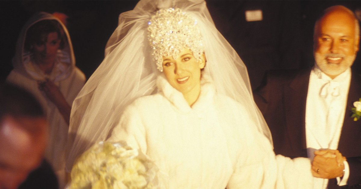 Le jour où Céline Dion a épousé René Angélil dans une robe qui a nécessité plus de 1 000 heures de travail