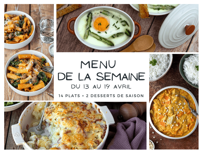 Menu de la Semaine : Simplicité et Variété au Quotidien