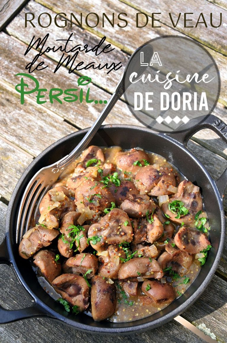 Rognons de veau à la moutarde de Meaux : un mariage audacieux avec le piment d&rsquo;Espelette