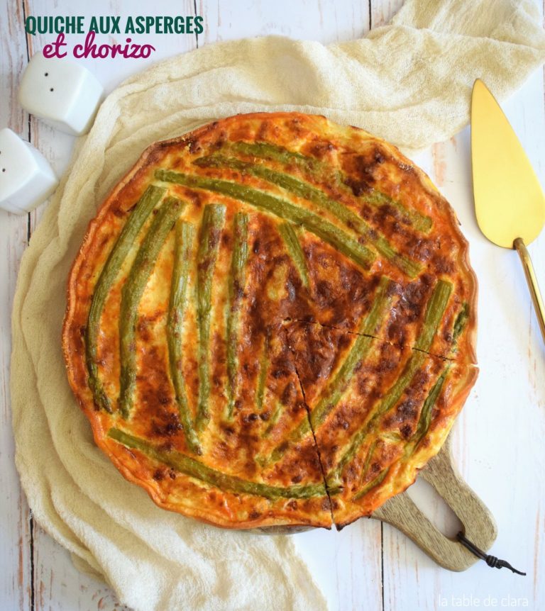 Tarte aux Asperges et Chorizo : Une Recette Printanière à Ne Pas Manquer