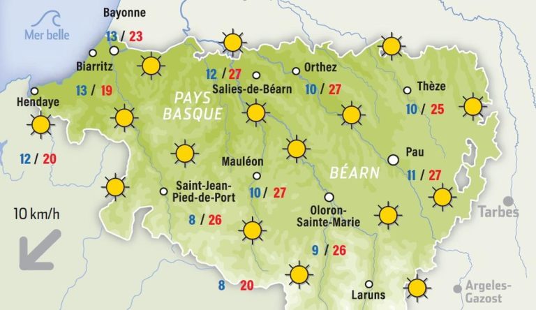 Un vendredi estival dans les Pyrénées-Atlantiques : un mirage climatique ou une réalité insupportable ?
