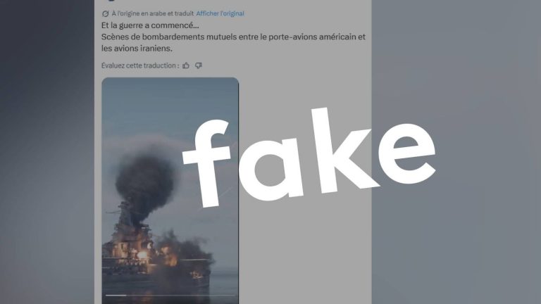 Alerte aux fausses images diffusées sur la guerre au Moyen-Orient, selon Franceinfo