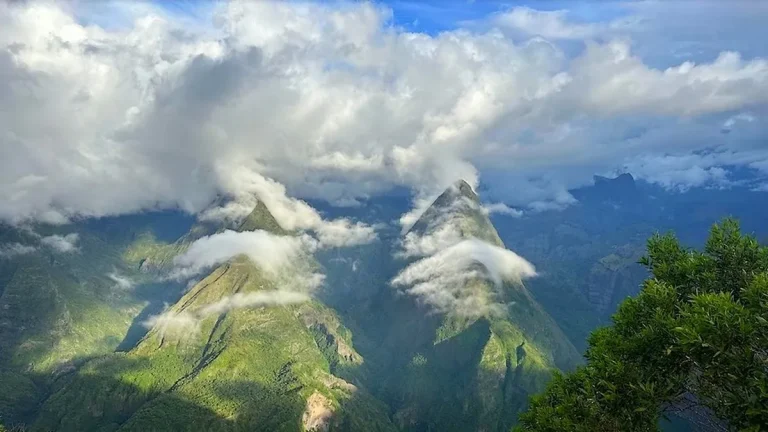 La Réunion : entre soleil éclatant et nuages menaçants