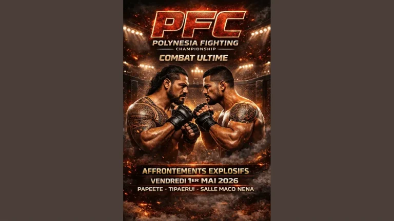 PFC organise 15 combats pour promouvoir le MMA polynésien le 1er mai.