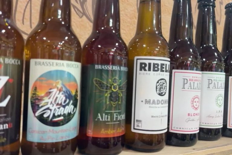Une très belle vitrine pour les bières corses