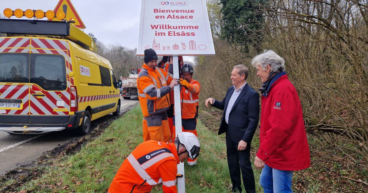 Saverne. « Bienvenue en Alsace » : le quatrième panneau sur 33 installé