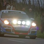 Auto. Rallye du Centre Alsace : Bangui devant Folb après la première spéciale