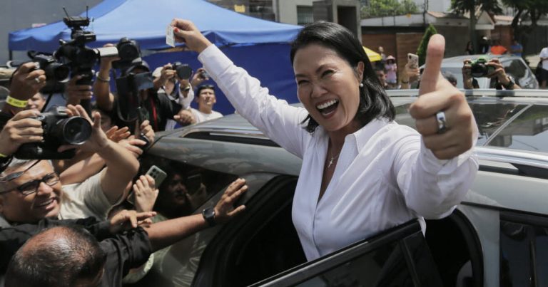 Pérou : Keiko Fujimori, la candidate de droite, en tête dans un scrutin chaotique