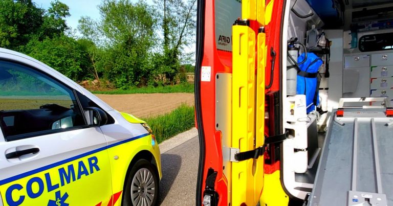 Colmar : un conducteur toujours hospitalisé après une collision sur la RD 300.