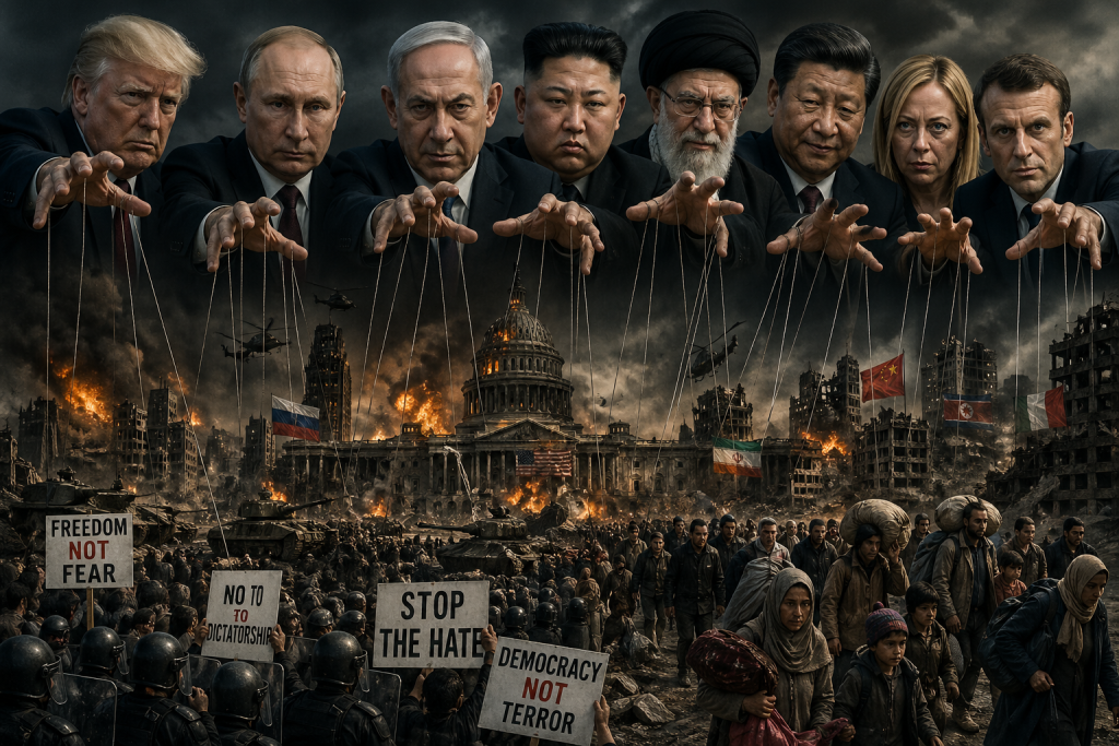 L'extrême droite, l’ultra-conservatisme et l’autoritarisme engendrent haine, chaos, destruction, division, guerre, déplacements de masse et, dans certains cas, des génocides à travers le monde actuel.