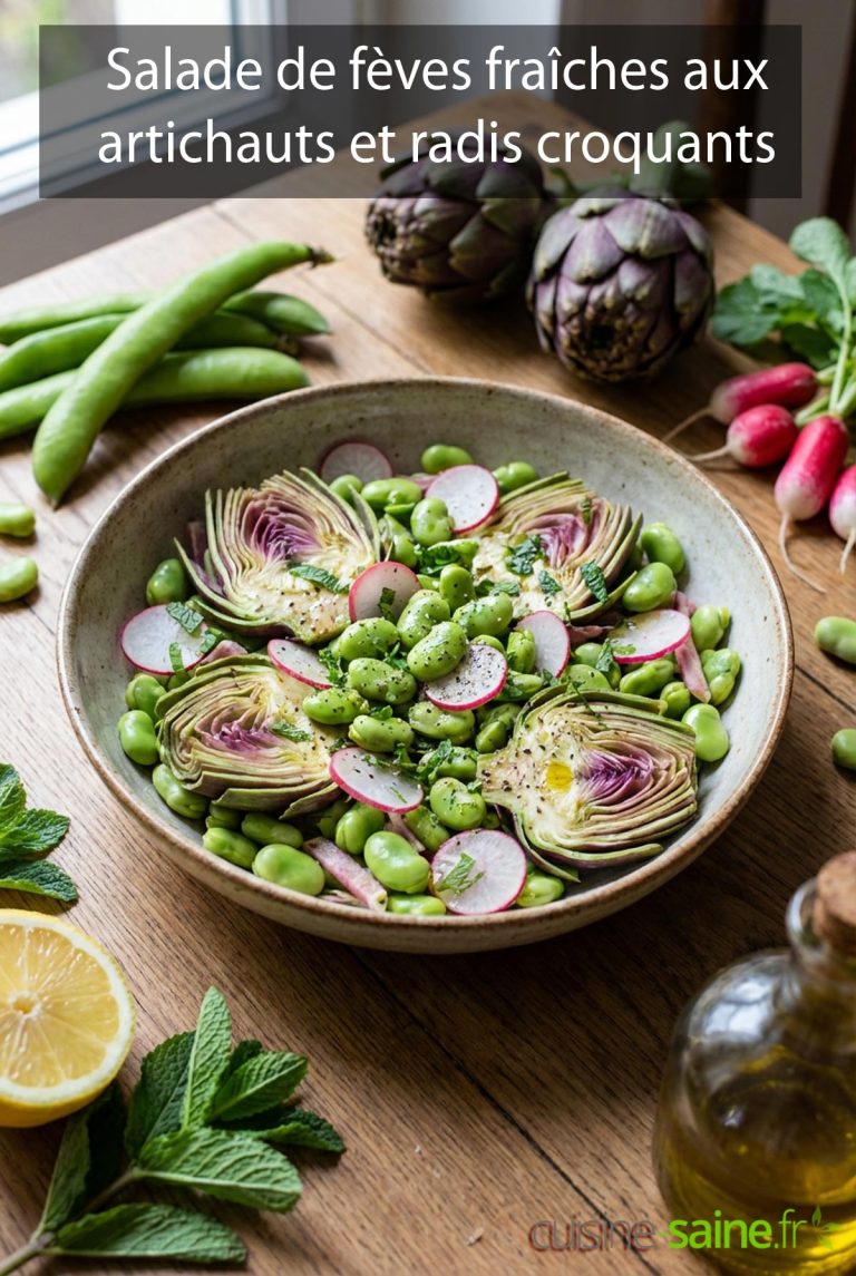 Pourquoi la salade de fèves, artichauts et radis pourrait-elle révolutionner vos repas ?