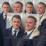 Emmanuel Macron et Richard Siad côte à côte.