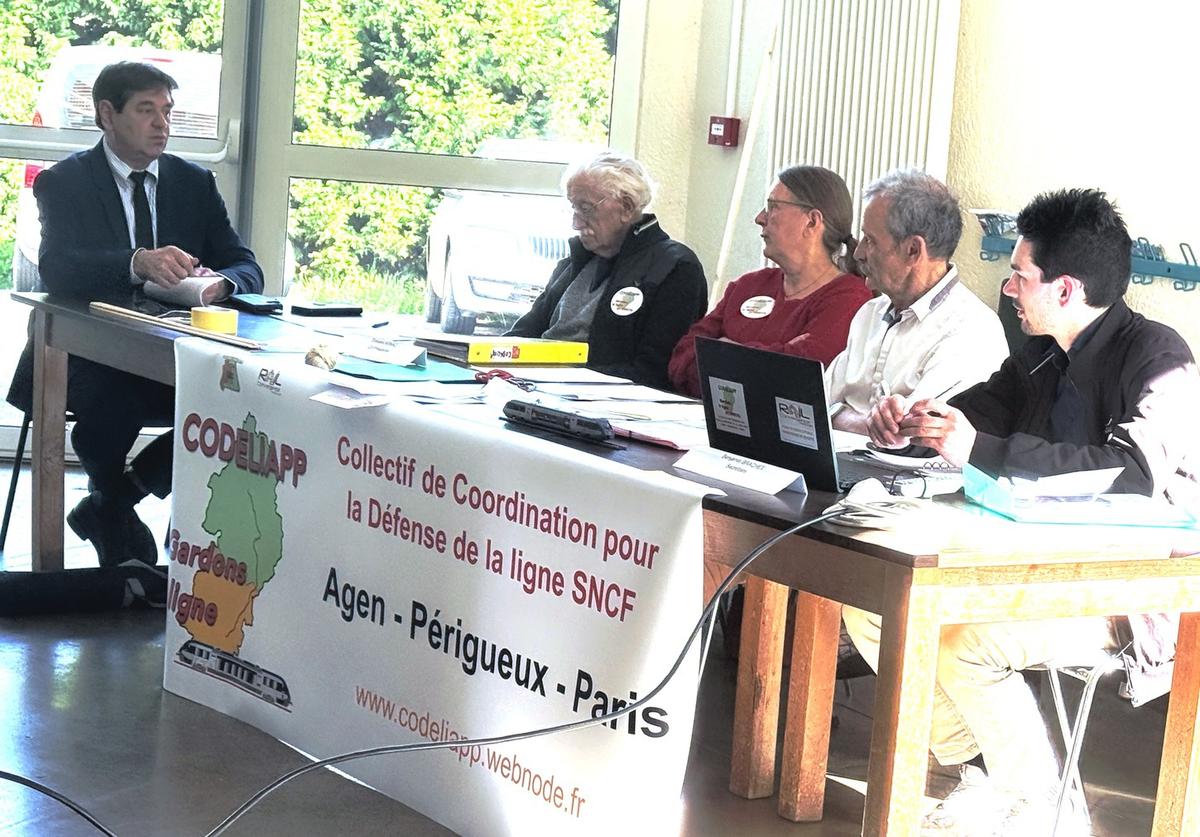 Monsempron-Libos : le collectif de défense de la ligne Agen-Périgueux-Paris alerte sur le financement du rail