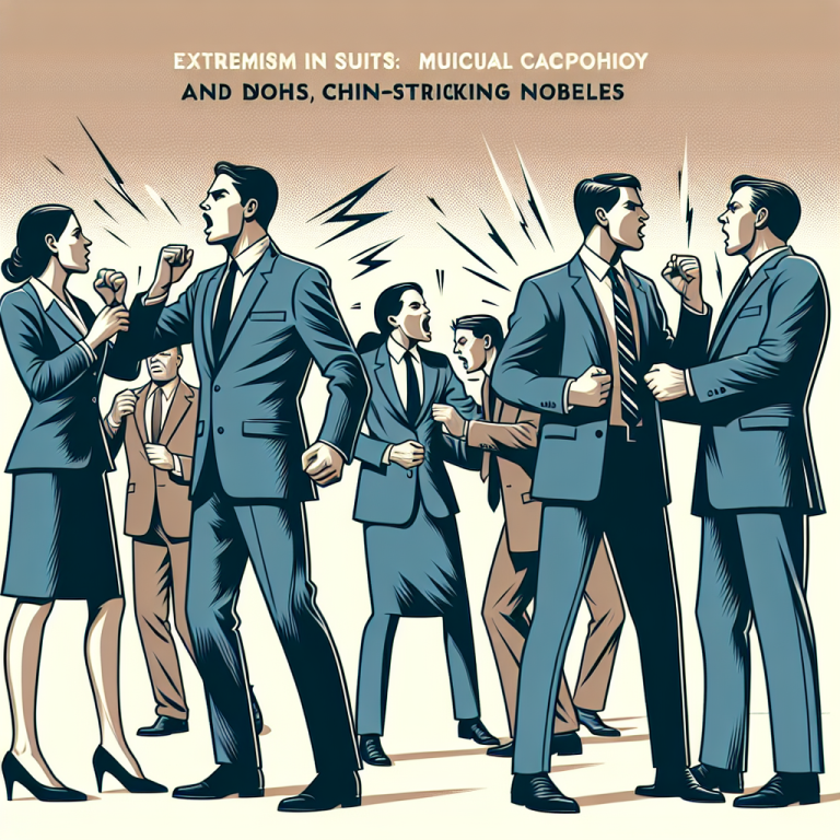 – Extrémisme en costume: cacophonie municipale et coups de menton des notables