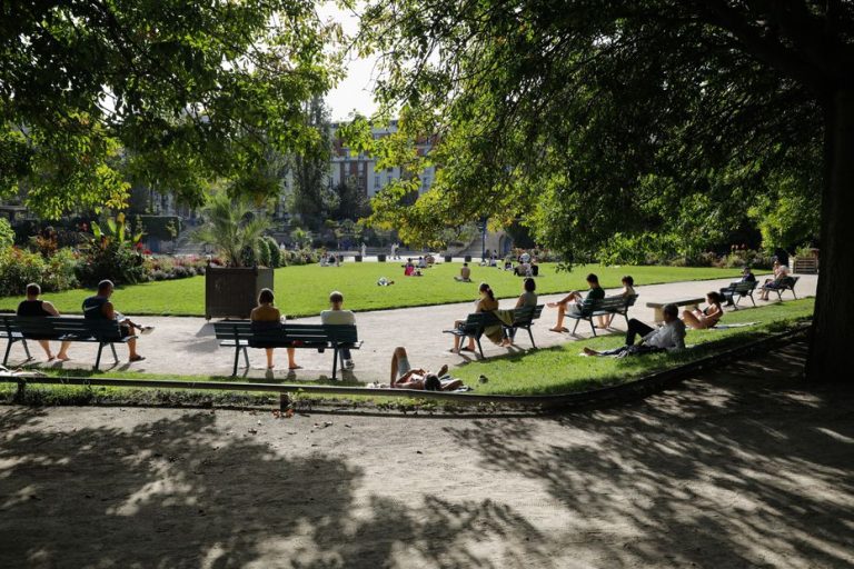 Une étude révèle que 20 % d&rsquo;espace vert par arrondissement pourrait réduire la mortalité liée à la chaleur à Paris.
