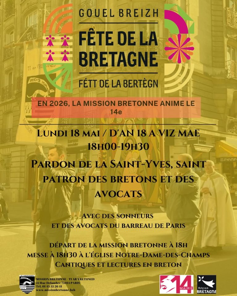 Gouel Breizh 2026 : Paris accueillera le festival breton avec des événements culturels diversifiés.