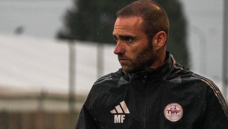 Marc Fachan, coach du Tarbes Pyrénées Foot, évoque la lutte pour la montée en National 2