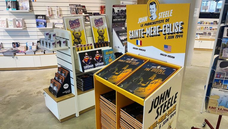 Une bande-dessinée retrace la vie de John Steele, parachutiste de Sainte-Mère-Église.