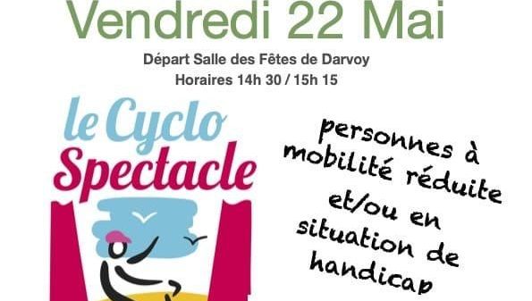 Retour du Cyclo Spectacle à Darvoy, événement inclusif pour les personnes en situation de handicap
