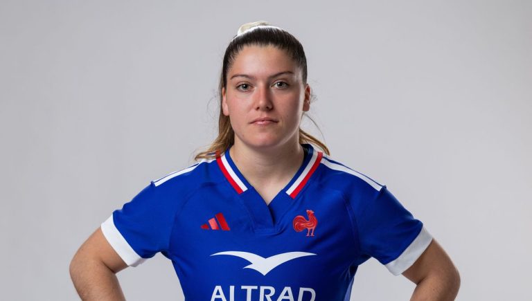 Pauline Barrat, la Rochelaise, débute avec le XV de France lors des matchs internationaux.