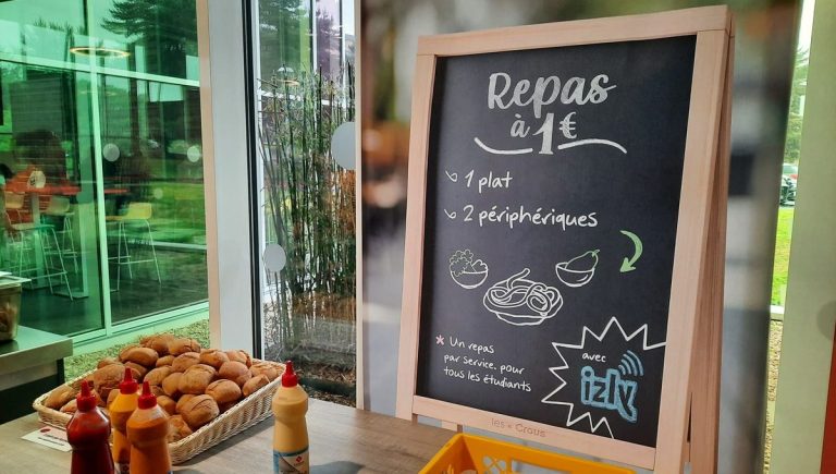 Croissance de 12% de la fréquentation prévue dans les restos U avec repas à 1 euro, selon le CROUS de Limoges.