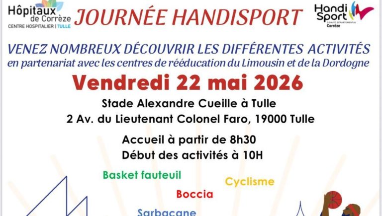 Grande journée handisport à Tulle, la JA Isle en Fédérale 2, le CAB Volley cherche un président.