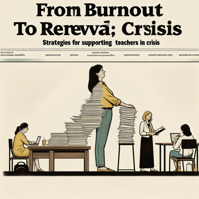 From Burnout to Renewal: Strategies for Supporting Teachers in Crisis