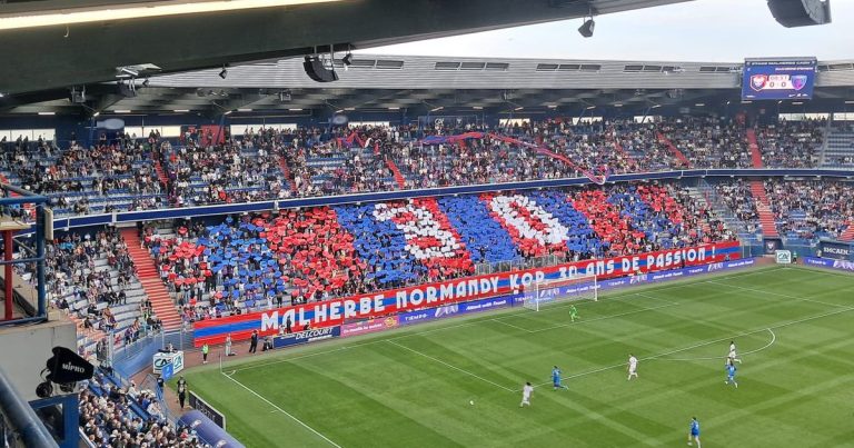 SM Caen et Concarneau se neutralisent lors du dernier match à domicile pour les 30 ans du MNK