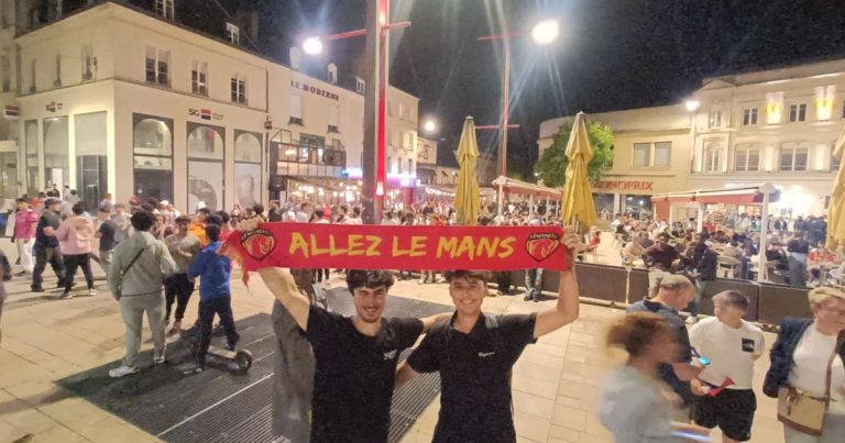 EN IMAGES – Le Mans FC en Ligue 1 : scènes de liesse ce samedi soir au Mans
