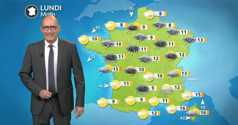 Météo en France : début de semaine instable et températures rafraîchies le 11 mai.