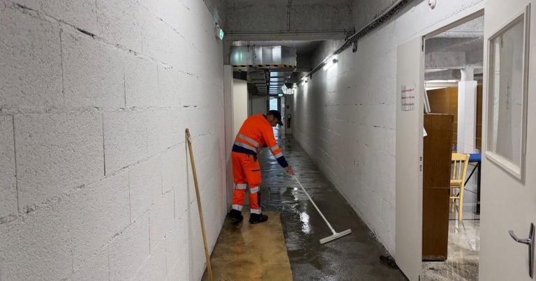 Orage exceptionnel en Vendée : nettoyage en cours dans la ville des Herbiers