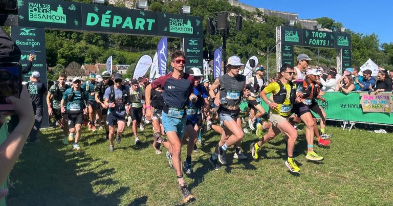Plus de 7600 coureurs participent au Trail des forts à Besançon ce week-end.