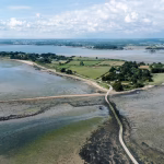 L’île Tascon, refuge de biodiversité, préservée dans le golfe du Morbihan.