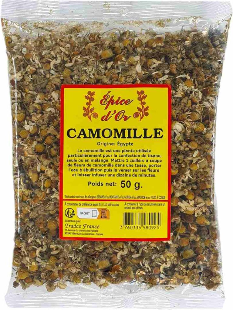 Rappel de produit : Camomille Épice d&rsquo;Or en raison de risques pour la santé en France.