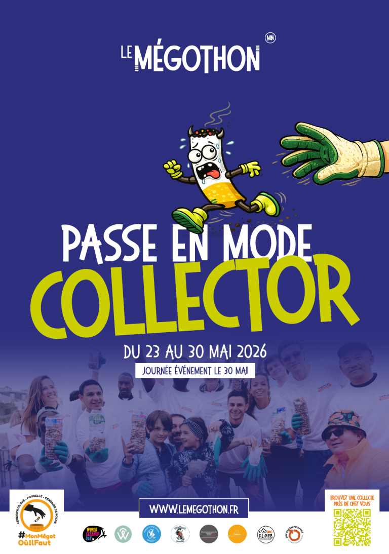 Du 23 au 30 mai 2026, France organise un record de ramassage de mégots de cigarette.