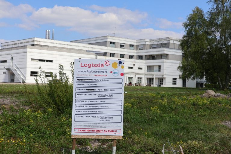Logissia annonce la construction de logements près de la polyclinique de Lisieux.