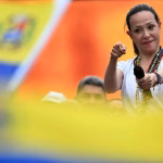 Maria Corina Machado se déclare candidate à l&rsquo;élection présidentielle au Venezuela