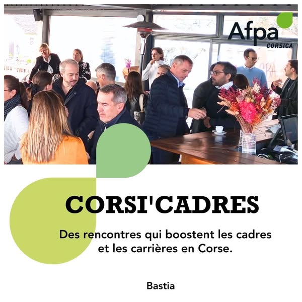 Corsi’Cadres réunit cadres et acteurs de l’emploi au restaurant le Nubà pour des échanges professionnels.