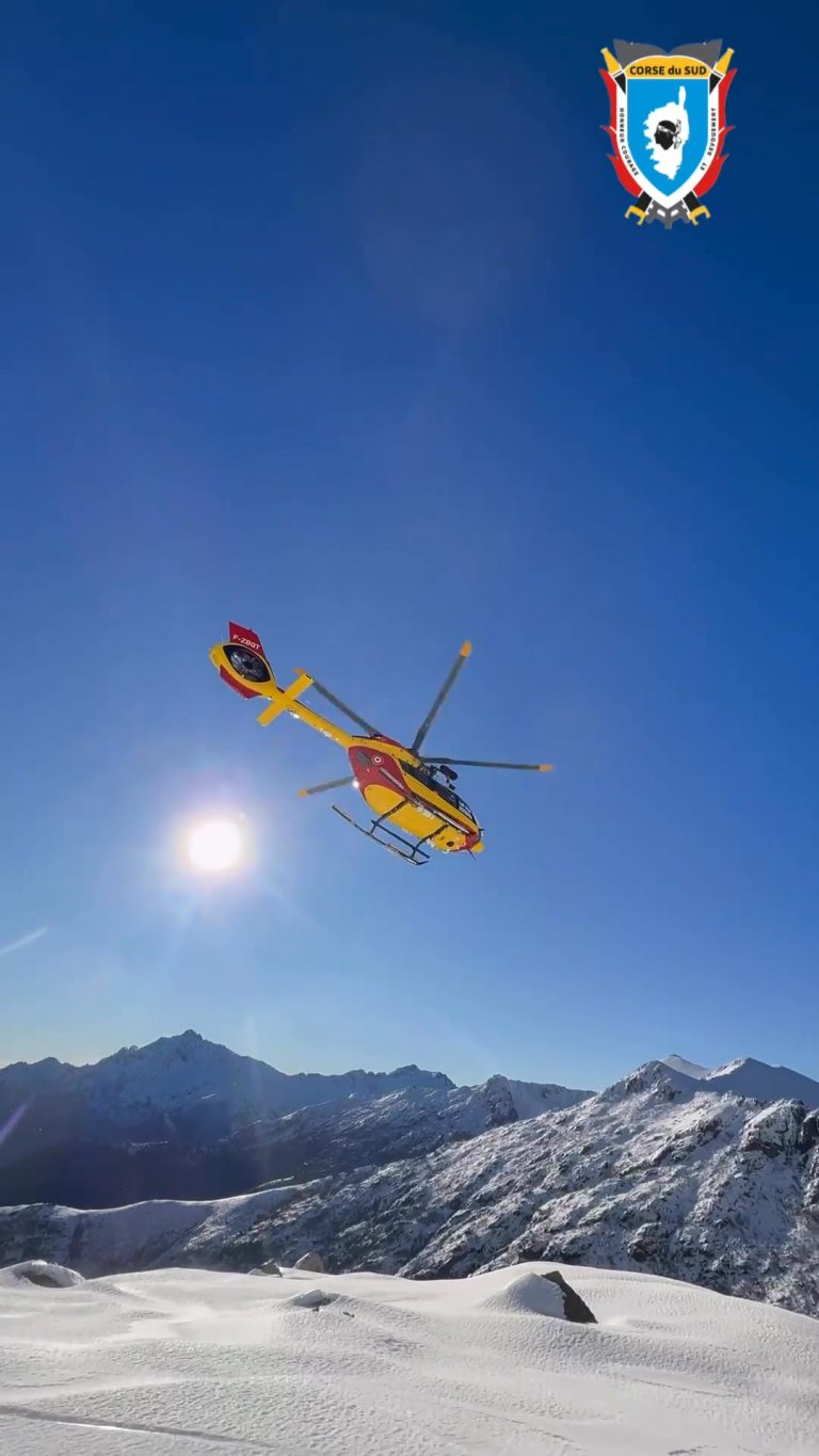 Secours Montagne GMSP 2A annonce une opération de sauvetage en Corse ce week-end.