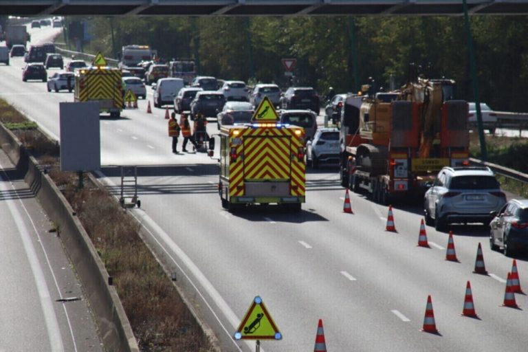 Accident sur l’A13 près de Rouen : circulation fortement perturbée sur plusieurs kilomètres.
