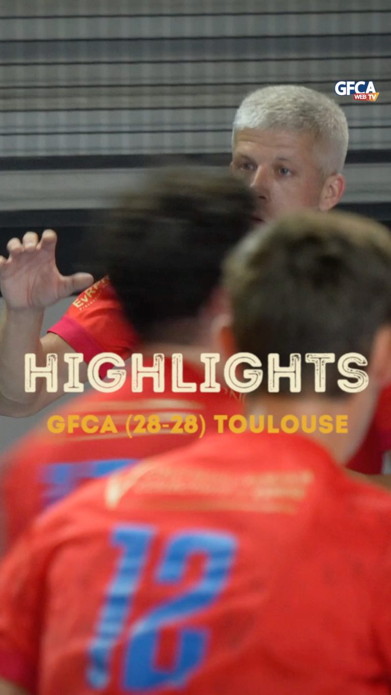 GFCA et FENIX TOULOUSE terminent sur un score de 28-28 lors de leur match de handball.