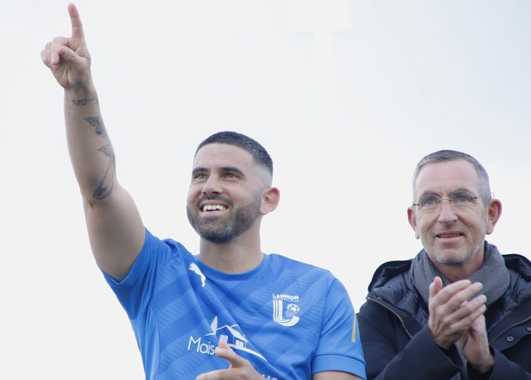 Lannion FC annonce le départ de Junior Vidot vers un nouveau club.
