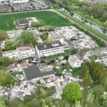 Ancien campus universitaire en France devenu décharge sauvage depuis deux ans