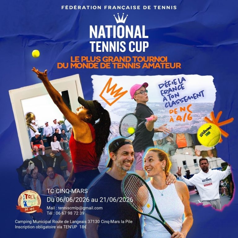 La France accueillera la National Tennis Cup 2026 avec 32 pays participants.